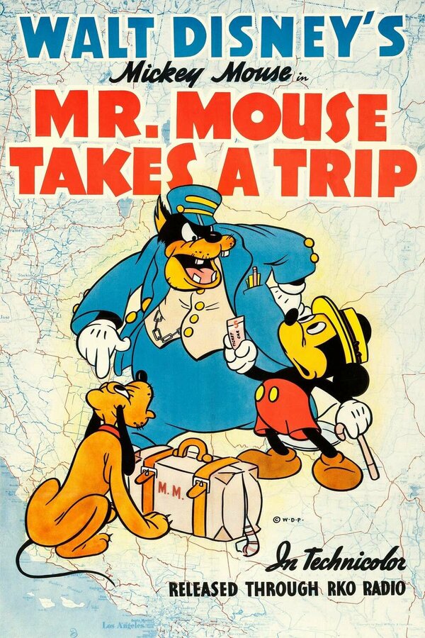 Постер: Мистер Маус путешествует (1940)