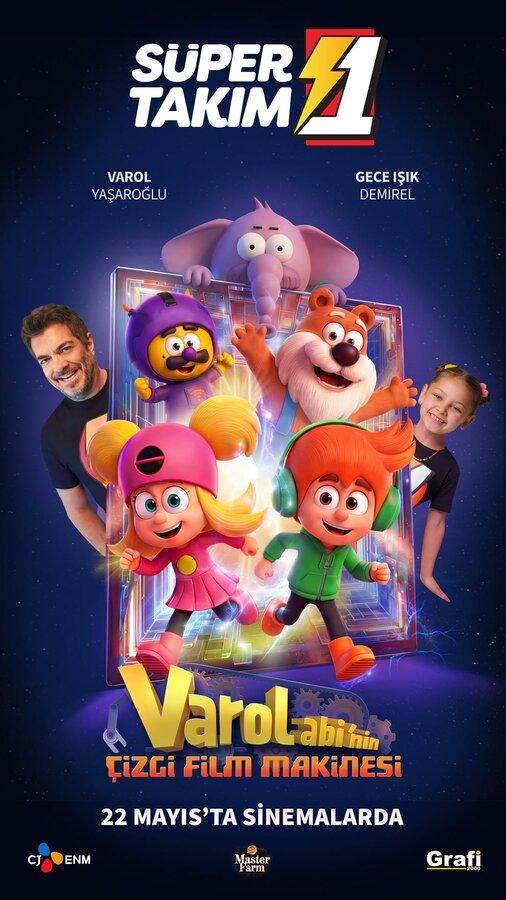 Постер: Super 1 Takim Varol Abi'nin Cizgi Film Makinesi (2026)
