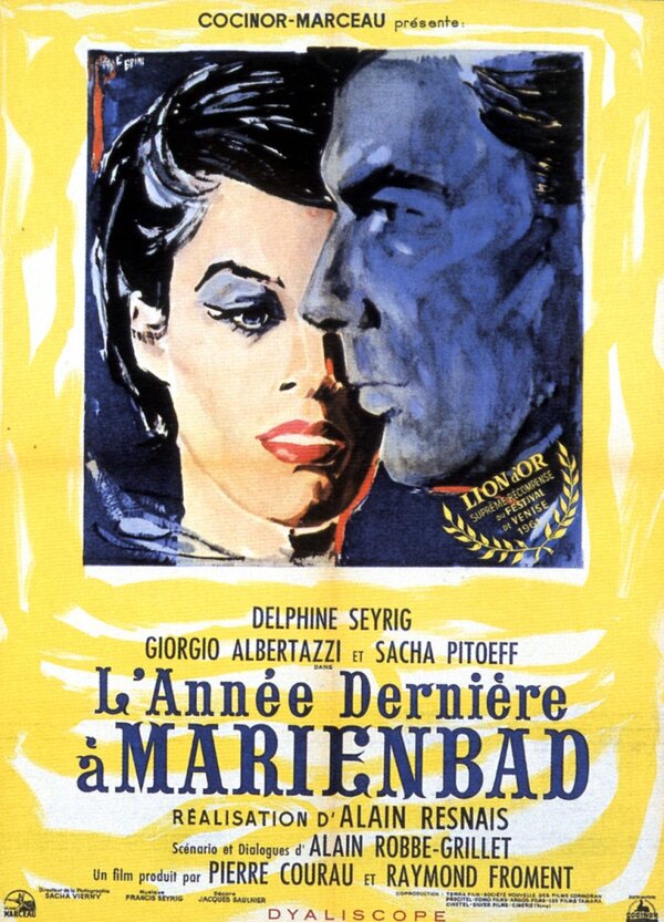 Постер: В прошлом году в Мариенбаде (1961)