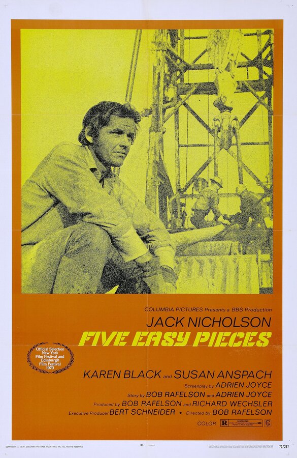 Постер: Пять легких пьес (1970)