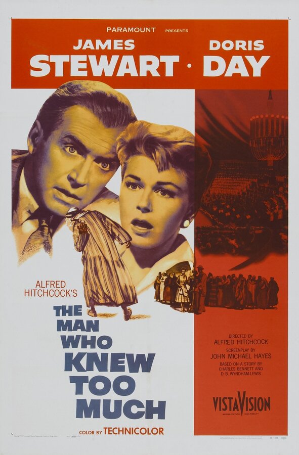 Постер: Человек, который слишком много знал (1955)