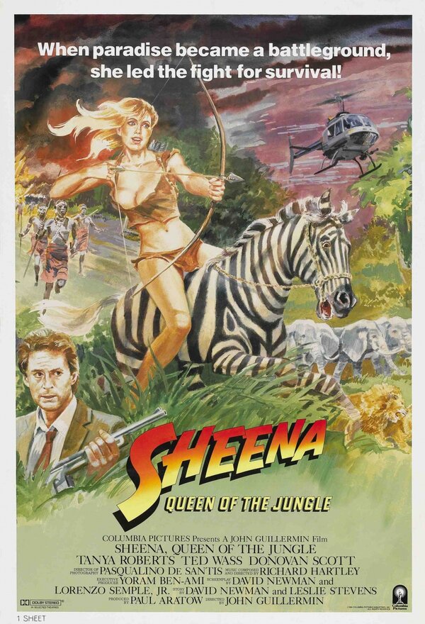 Постер: Шина – королева джунглей (1984)