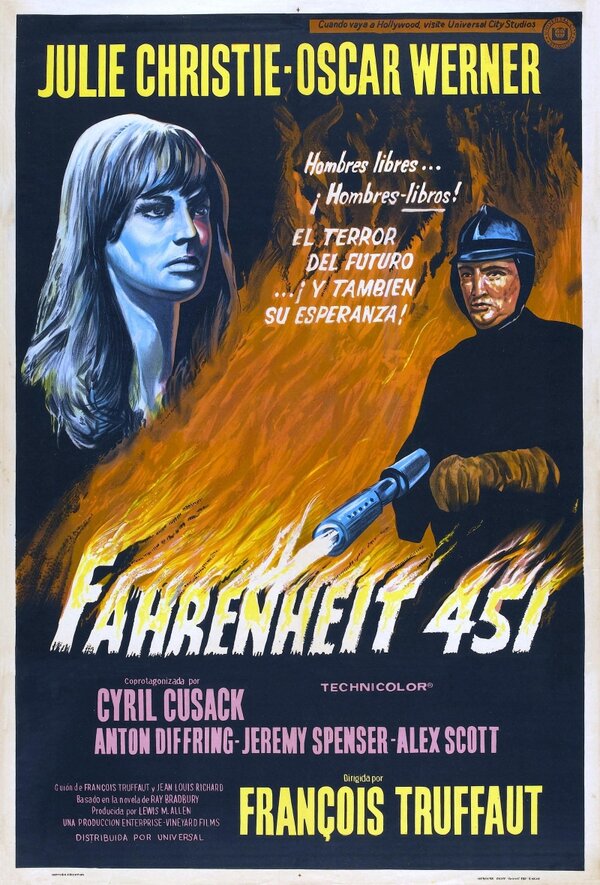 Постер: 451º по Фаренгейту (1966)