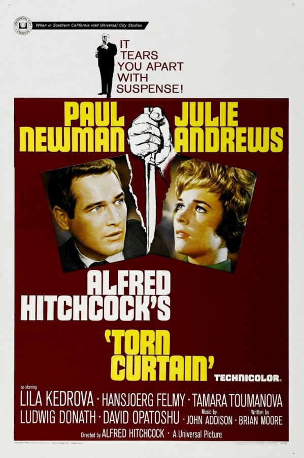 Постер: Разорванный занавес (1966)