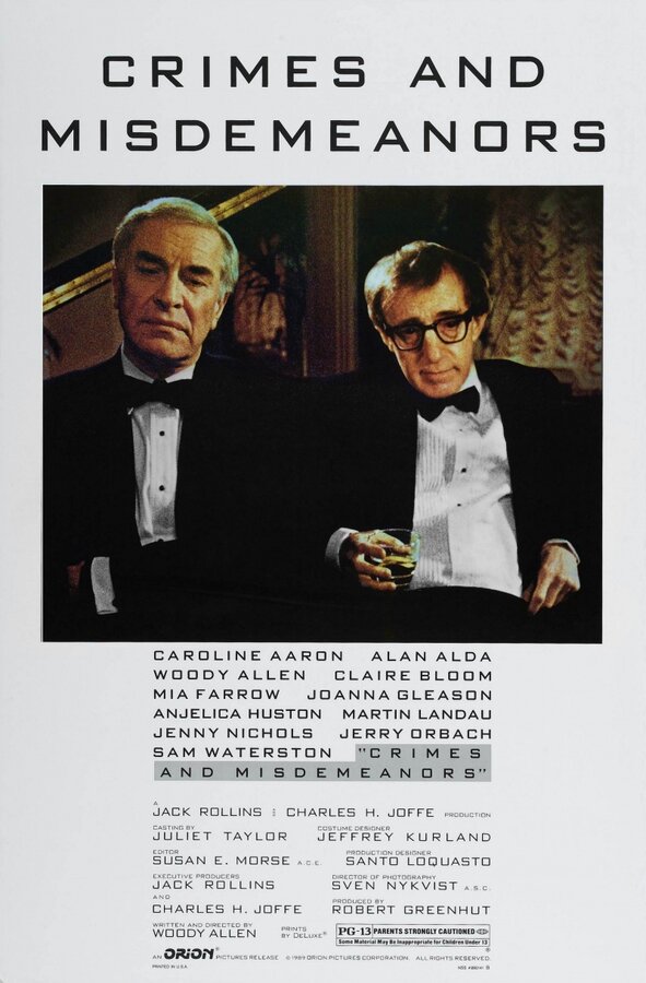 Постер: Преступления и проступки (1989)