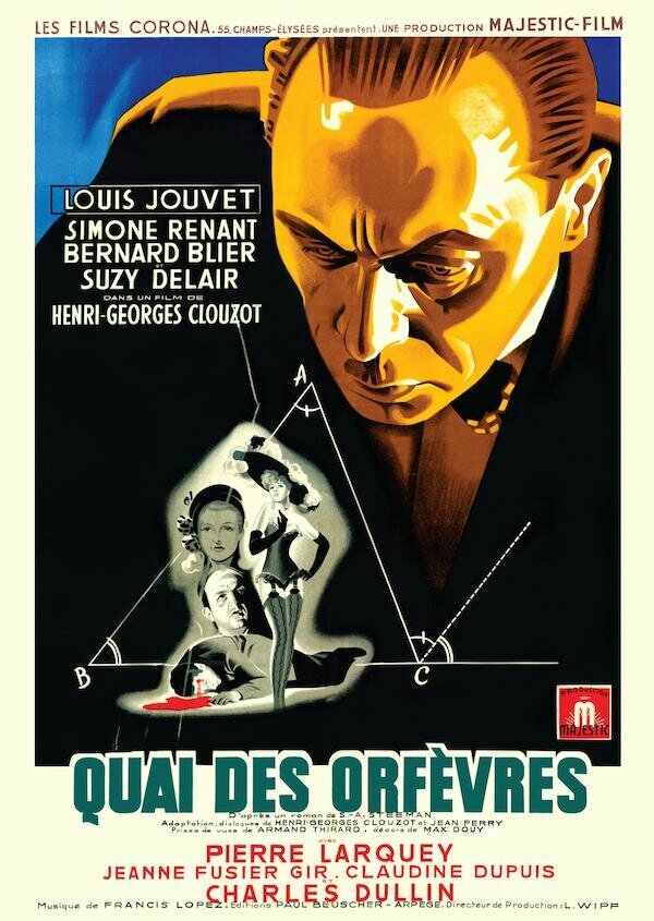 Постер: Набережная Орфевр (1947)